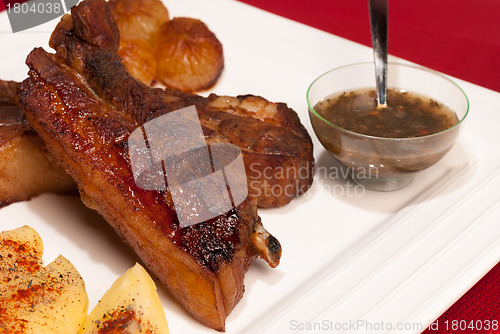 Image of Grilled pork ribs