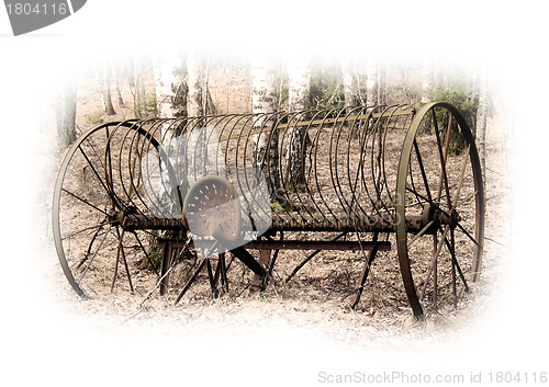 Image of Old farm machinery - Old machine