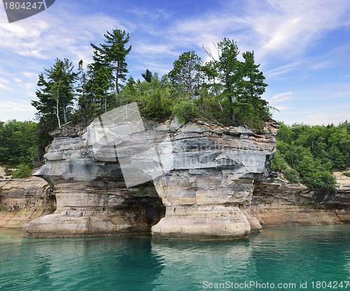 Image of Pictured Rock National Lake Shore Michigan State 