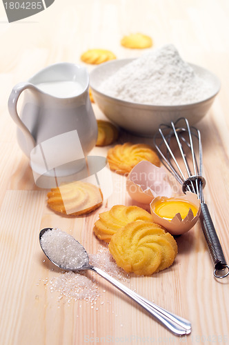 Image of making baking cookies
