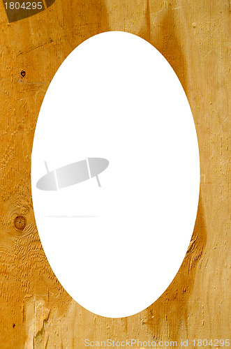 Image of Saturate plank background and white oval in center 