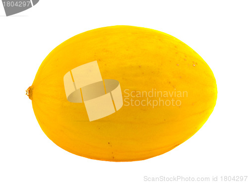 Image of Yellow fresh healthy melon isolated on white 