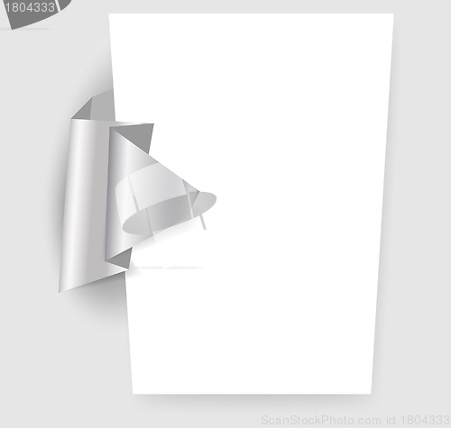 Image of Presentation template with origami element