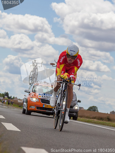 Image of The Spanish cyclist Luis-Leon Sanchez 