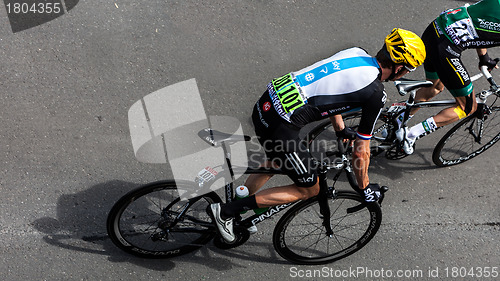 Image of The British Cyclist Bradley Wiggins