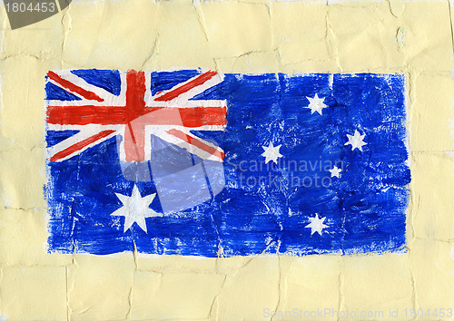 Image of Painted flag