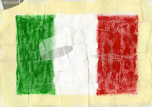 Image of Painted flag