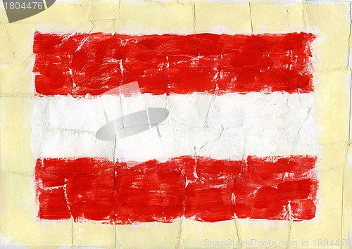 Image of Painted flag