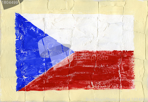 Image of Painted flag