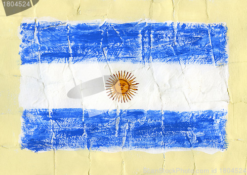 Image of Painted flag
