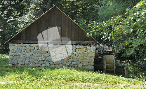 Image of water mill in Romania