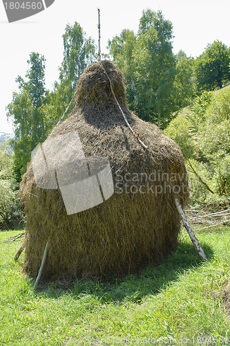 Image of haystack in Romania