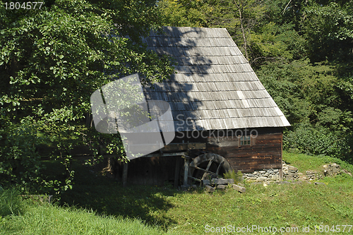 Image of water mill in Romania