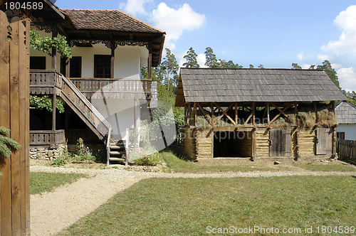 Image of historic agricultural buildings