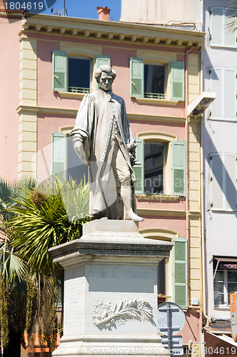 Image of statue Lord Brougham Cannes France 