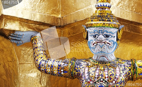 Image of Bangkok grand palace statue