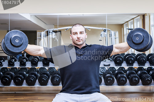 Image of bodybuilding man