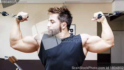 Image of bodybuilding man