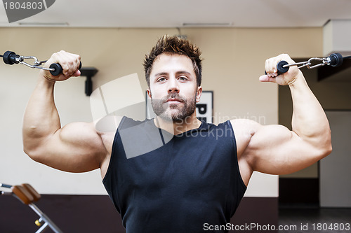 Image of bodybuilding man