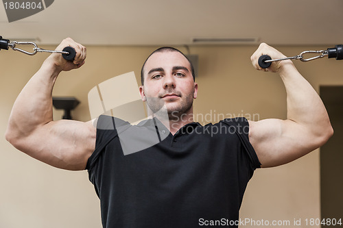 Image of bodybuilding man