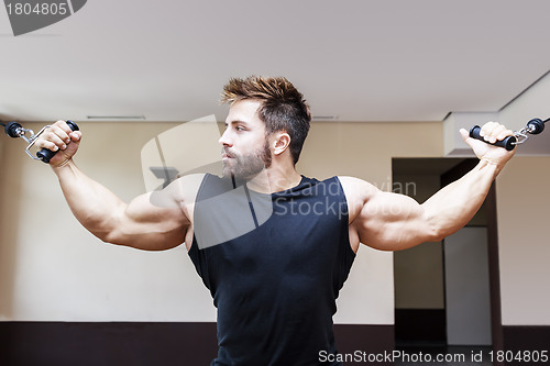 Image of bodybuilding man