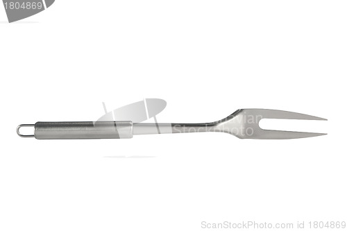 Image of Barbecue fork isolated on white 