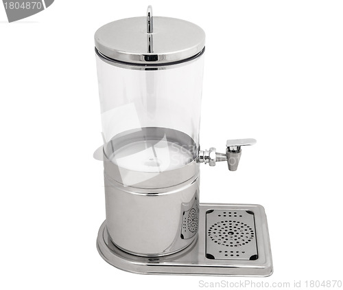 Image of empty juice dispenser