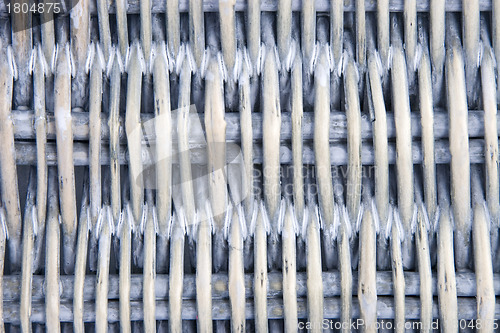 Image of Blue rattan background