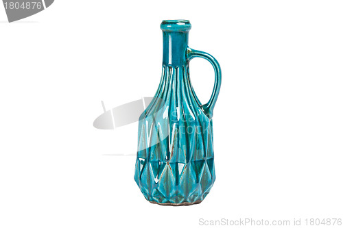 Image of old blue bottle