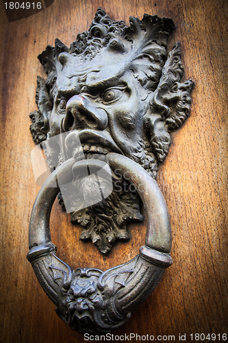 Image of Devil Head Door Knocker