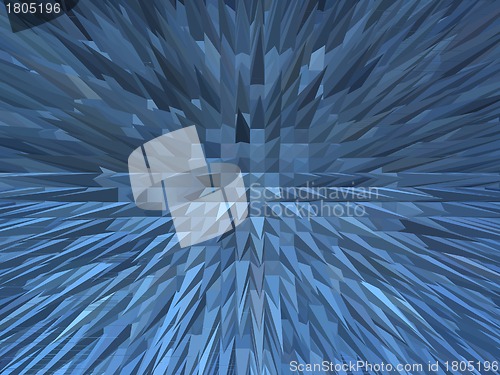 Image of Blue explosion