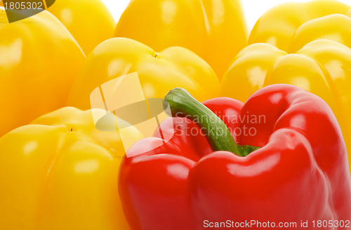 Image of Red and Yellow Bell Peppers