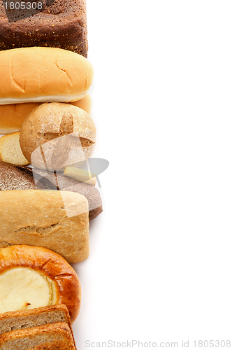 Image of Frame of Various Bread