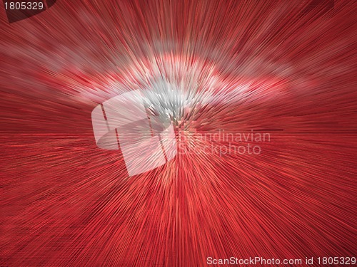 Image of Red abstract explosion