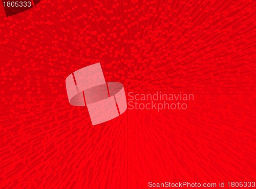 Image of Red abstract explosion