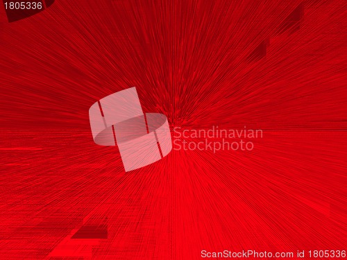 Image of Red abstract explosion