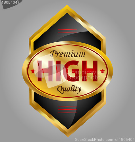 Image of High quality product label