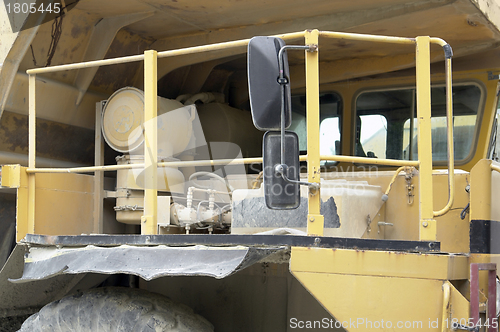 Image of haul truck cabin