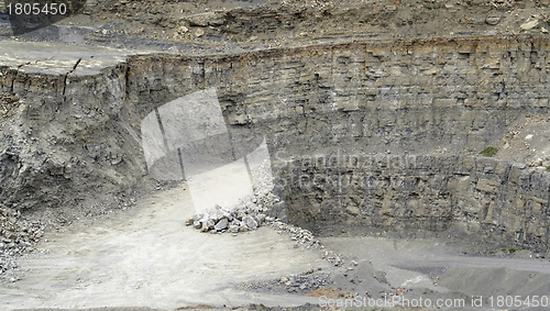 Image of stone pit walls