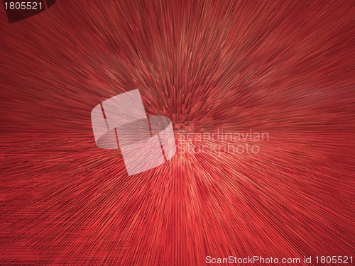 Image of Red abstract explosion