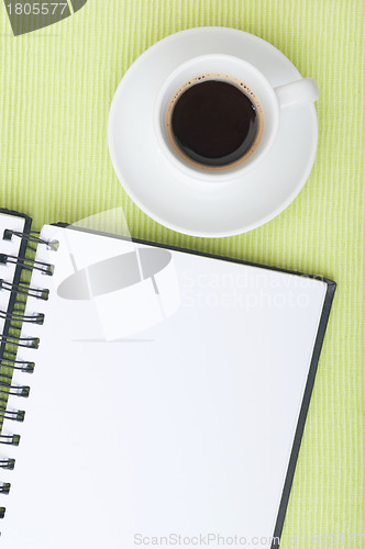 Image of Diary and Cofee