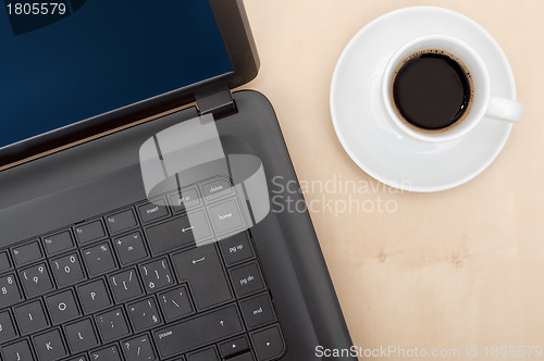 Image of Coffee and Notebook