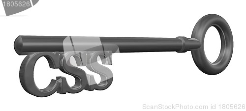 Image of css key
