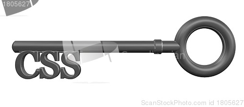 Image of css key