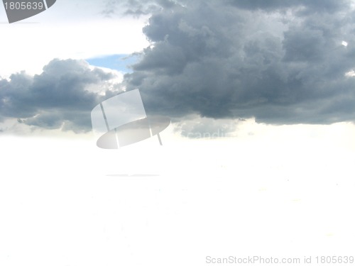 Image of Evening landscape with clouds