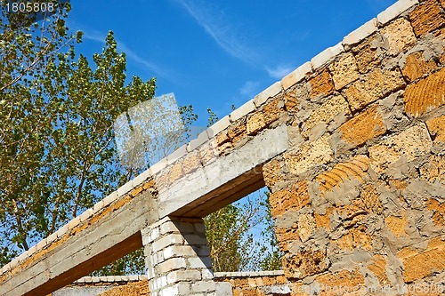 Image of Construction with limestone 