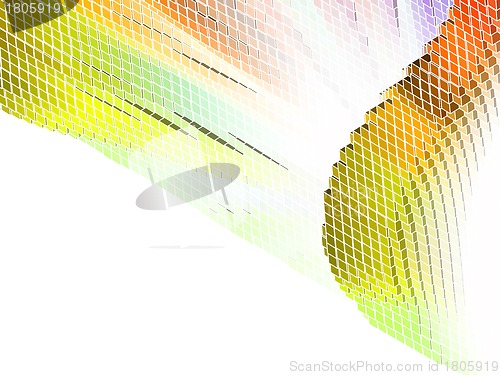 Image of Abstract 3d colorful mosaic background. EPS 8