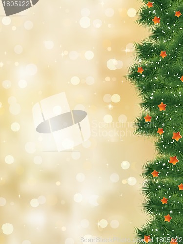 Image of Christmas greeting card. EPS 8