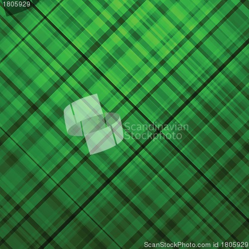 Image of Wallace tartan green background. EPS 8