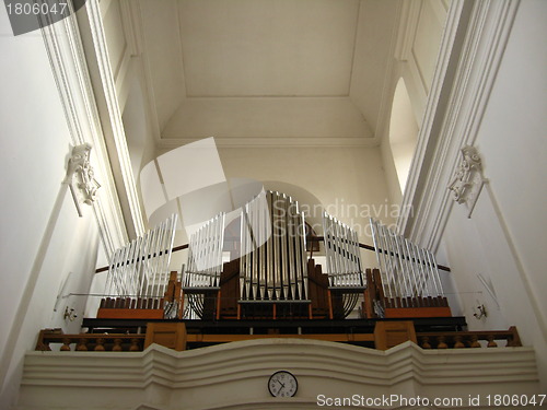 Image of Organ in Catholic church